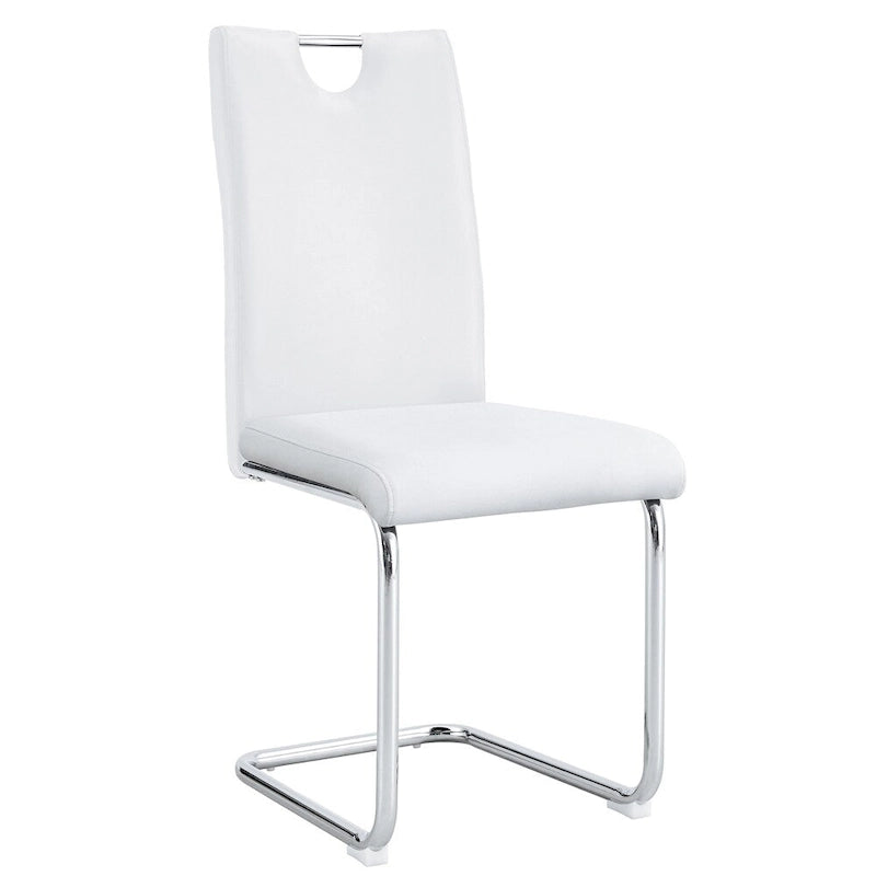 Set di 4 sedie da pranzo moderne, sedie da sala da pranzo/cucina laterali