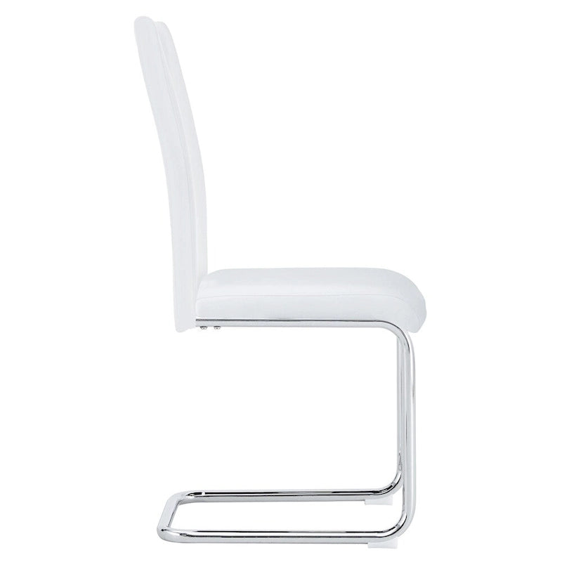 Set di 4 sedie da pranzo moderne, sedie da sala da pranzo/cucina laterali