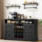 Mobile buffet 52Farmhouse con ripiano mobile - 15.75P x 52L x 34H