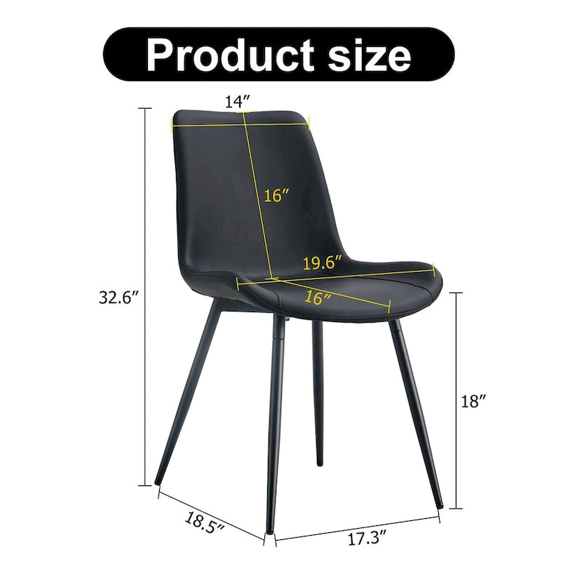 Un Set Di 4 Sedie Imbottite Per Ristorante Con Schienali In Daino E Gambe In Metallo Nero, Adatte Per Cucine, Salotti, Casali