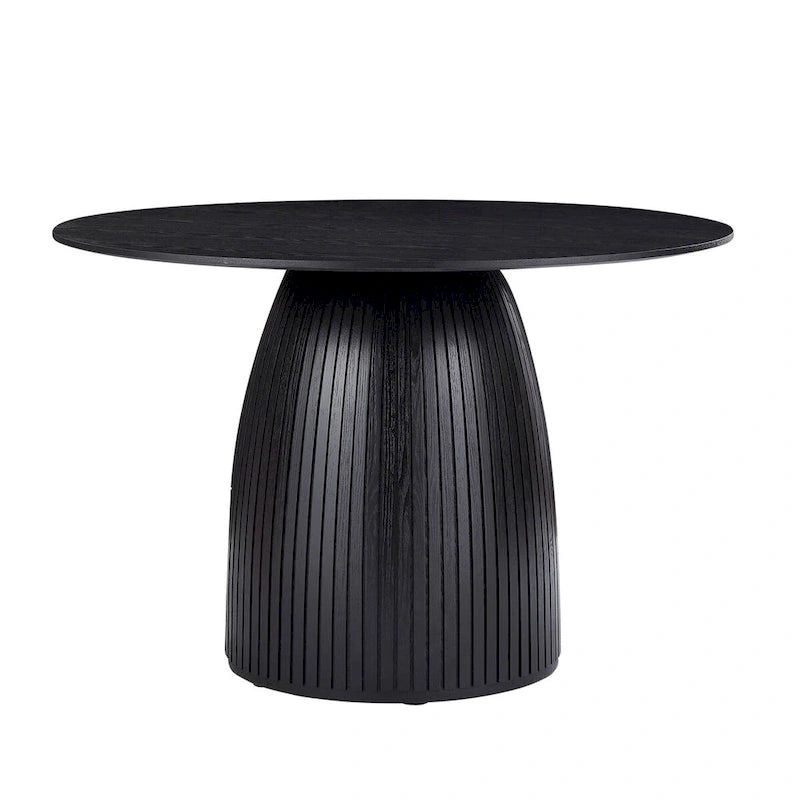 Tavolo da pranzo rotondo Tavolo da cucina Tavolo da pranzo salvaspazio in MDF per 4-6 persone - D 47.24 x H 49.63