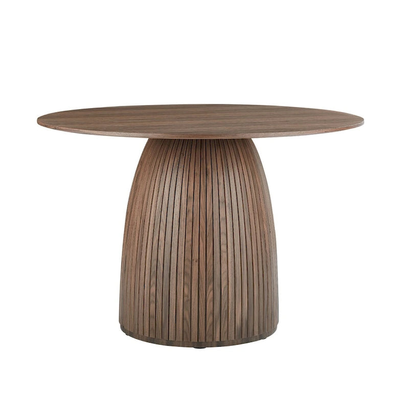 Tavolo da pranzo rotondo Tavolo da cucina Tavolo da pranzo salvaspazio in MDF per 4-6 persone - D 47.24 x H 49.63