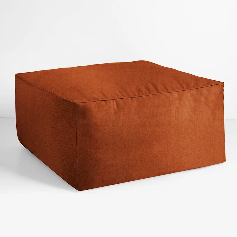 Pouf Sorra Home Sunbrella da esterno con cordino, tinta unita