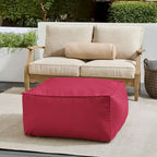 Pouf Sorra Home Sunbrella da esterno con cordino, tinta unita