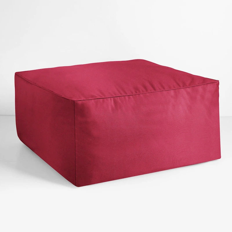 Pouf Sorra Home Sunbrella da esterno con cordino, tinta unita