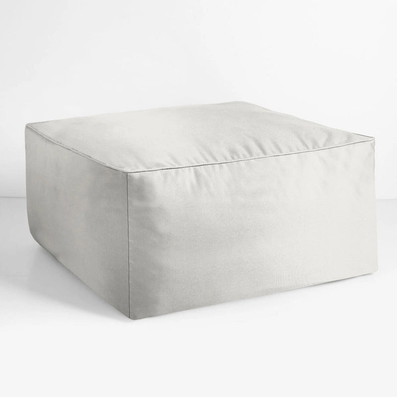 Pouf Sorra Home Sunbrella da esterno con cordino, tinta unita
