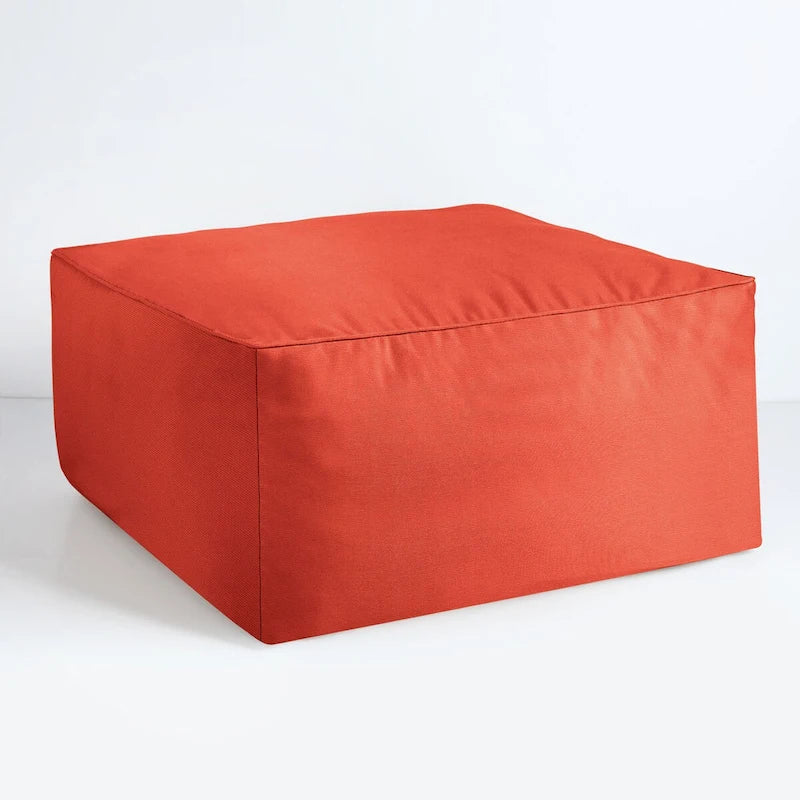 Pouf Sorra Home Sunbrella da esterno con cordino, tinta unita