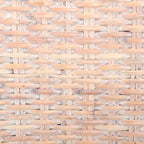 Set di 2 sedie da pranzo in vimini naturale 48L x 56P x 104A cm, stile Boho Coastal