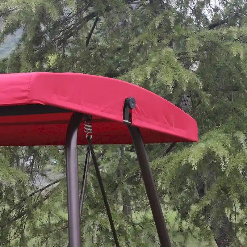 Sedia a dondolo da esterno regolabile in metallo, dondolo letto sospeso, panca da portico per giardino