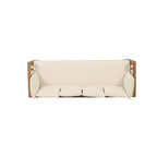 Letto da giorno per esterni in legno di acacia, cuscini resistenti all'acqua di Christopher Knight Home