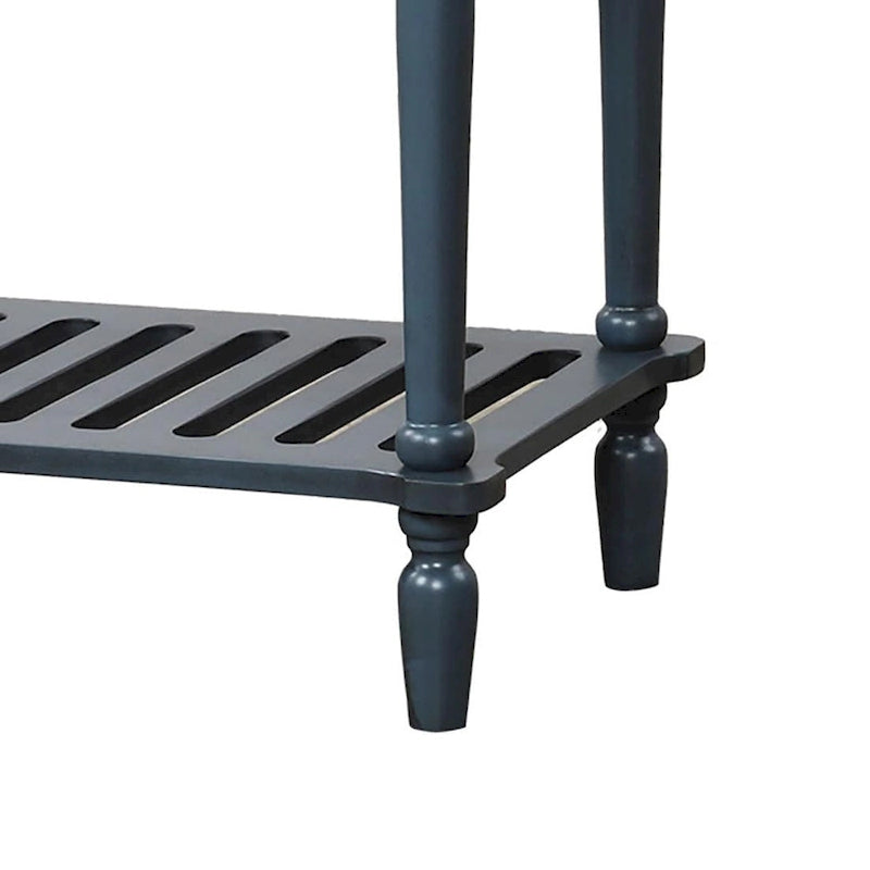 Consolle vintage francese in legno con due ante a vetrina