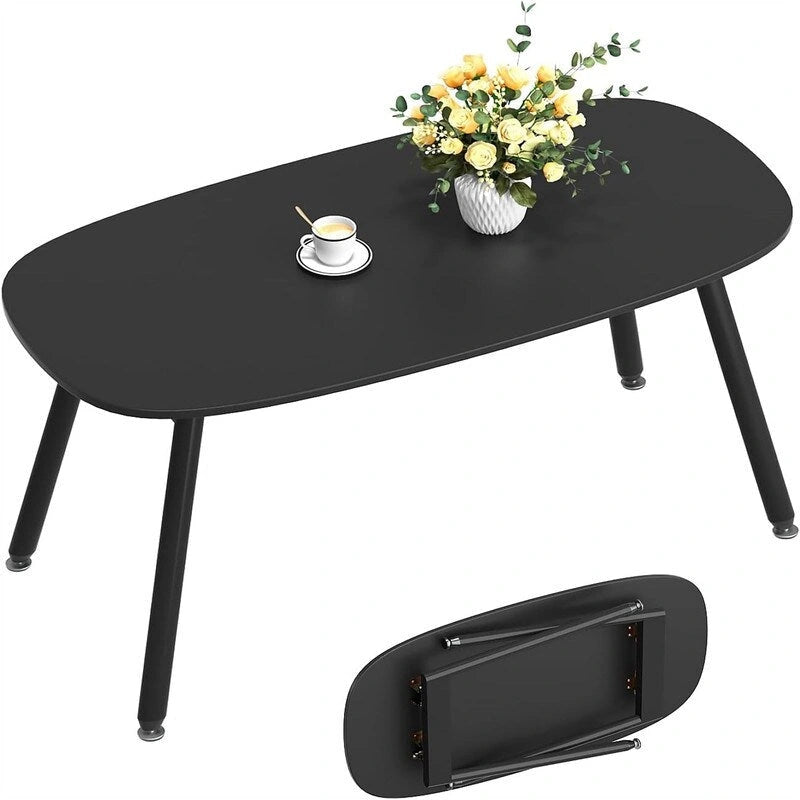 Tavolino da caffè pieghevole, stile rustico country - 31,5D x 15,7W x 17,7H