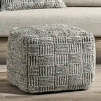 Pouf da interno/esterno in tessuto riciclato Villa by Classic Home Shades 18
