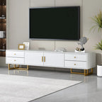 Mobile Porta TV per TV da 65+ Pollici, Tavolo Consolle Media TV, Mobile TV Moderno con Spazio Contenitore, Mobile Contenitore per Soggiorno