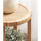 Tavolino in Rattan Rafina di Kate and Laurel - 16x16x24