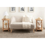Tavolino in Rattan Rafina di Kate and Laurel - 16x16x24