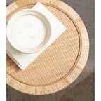 Tavolino in Rattan Rafina di Kate and Laurel - 16x16x24