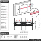 Supporto Carrello TV Yaheetech per Schermi Piatti LCD da 32 a 75 Pollici