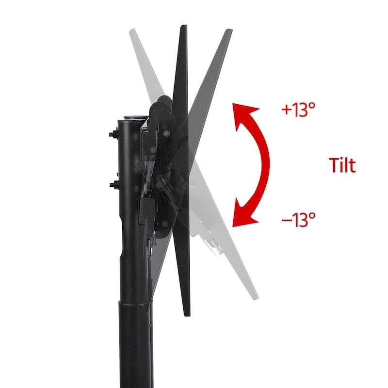 Supporto Carrello TV Yaheetech per Schermi Piatti LCD da 32 a 75 Pollici