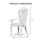Set da pranzo espandibile 7 pezzi in legno massello tradizionale Eugene Furniture of America