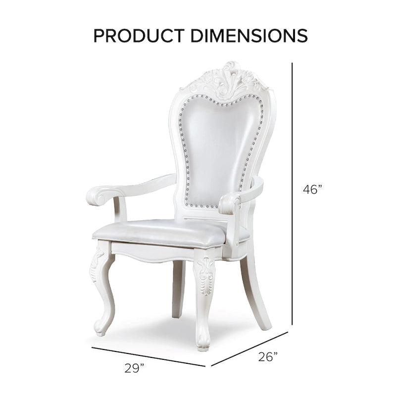 Set da pranzo espandibile 7 pezzi in legno massello tradizionale Eugene Furniture of America