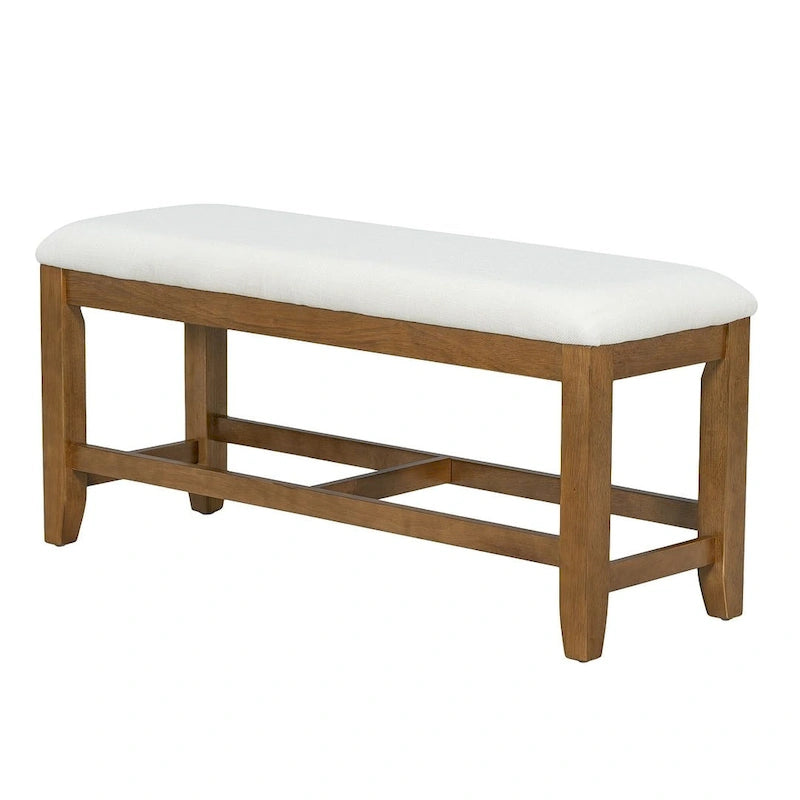 Set da pranzo 6 pezzi allungabile per 6 persone con base a ripiani stile rustico