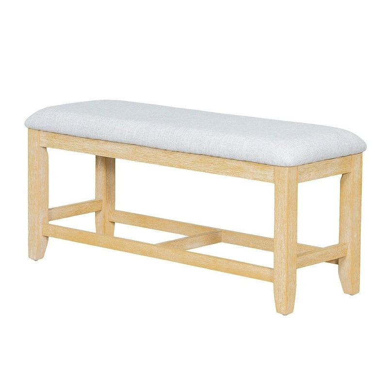 Set da pranzo 6 pezzi allungabile per 6 persone con base a ripiani stile rustico