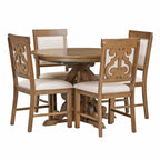 Set da pranzo funzionale retrò 5 pezzi 1 tavolo allungabile