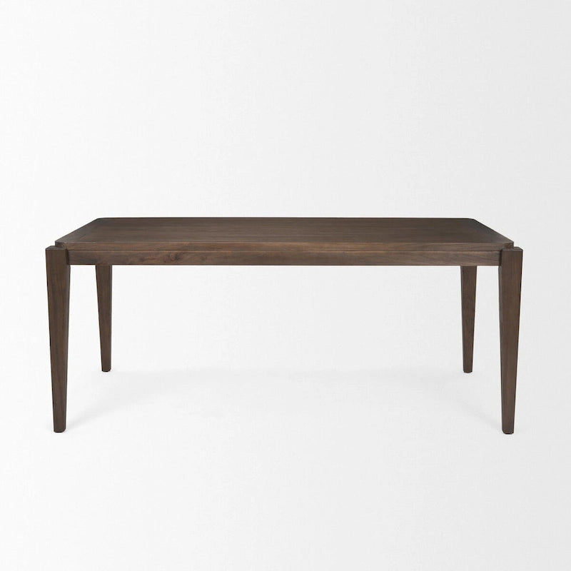 Tavolo da pranzo rettangolare Teva in legno marrone scuro 72 - 72,0L x 39,0P x 30,0A