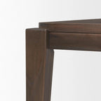 Tavolo da pranzo rettangolare Teva in legno marrone scuro 72 - 72,0L x 39,0P x 30,0A
