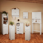 RiverRidge Ashland Salvaspazio bagno sopra il WC, armadietto da parete per medicinali con ripiano regolabile
