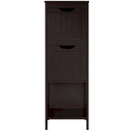 Yaheetech Mobile Bagno a Terra a 3 Ripiani, 2 Cassetti a Scomparsa 1 Scaffale