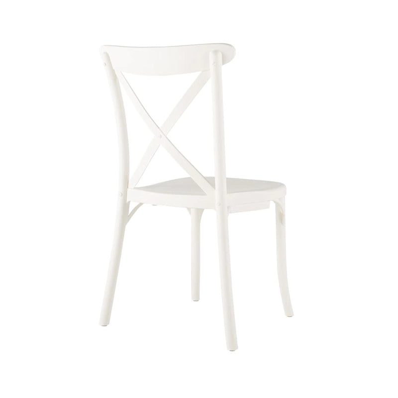 Sedie da pranzo per esterni Xenia in resina plastica (set da 2)