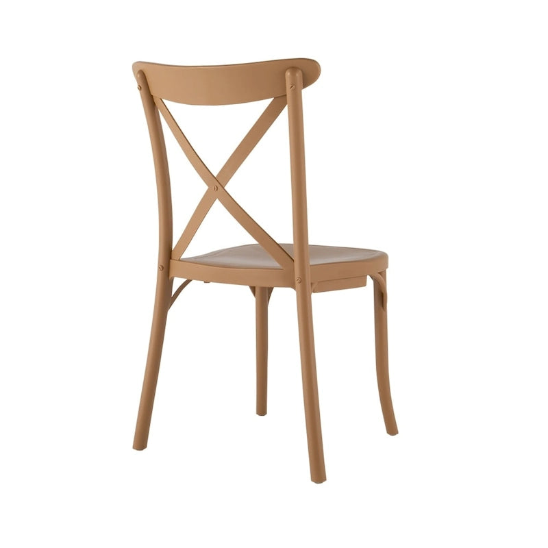Sedie da pranzo per esterni Xenia in resina plastica (set da 2)
