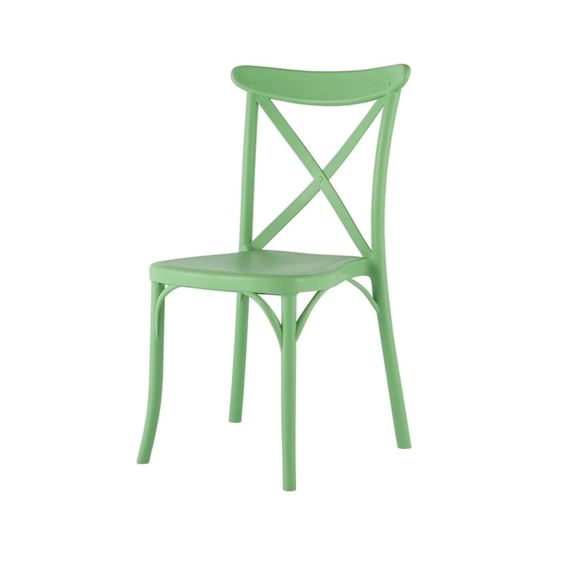 Sedie da pranzo per esterni Xenia in resina plastica (set da 2)