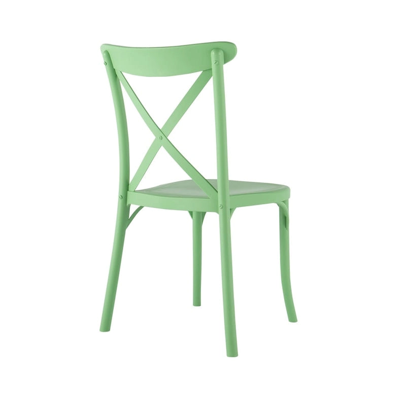 Sedie da pranzo per esterni Xenia in resina plastica (set da 2)