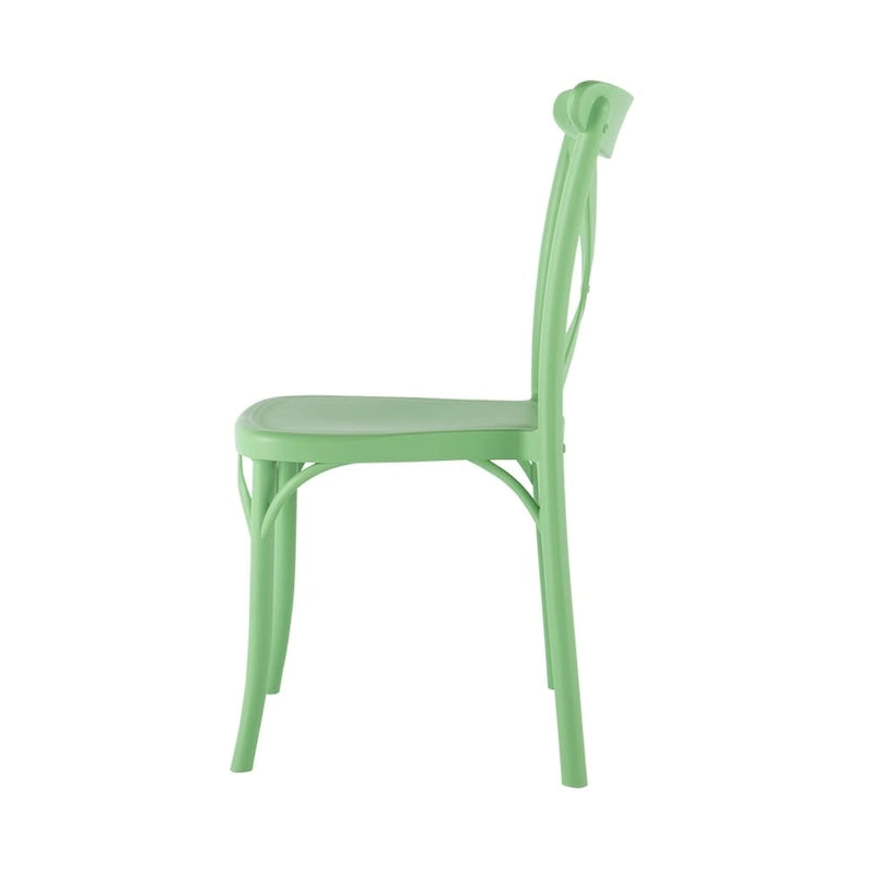 Sedie da pranzo per esterni Xenia in resina plastica (set da 2)