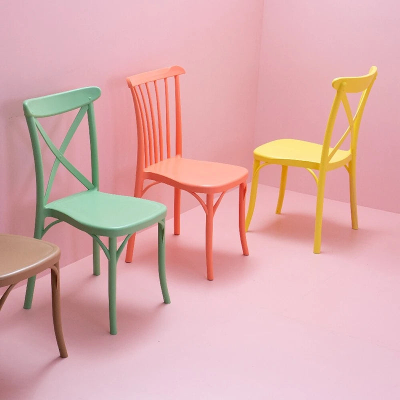 Sedie da pranzo per esterni Xenia in resina plastica (set da 2)