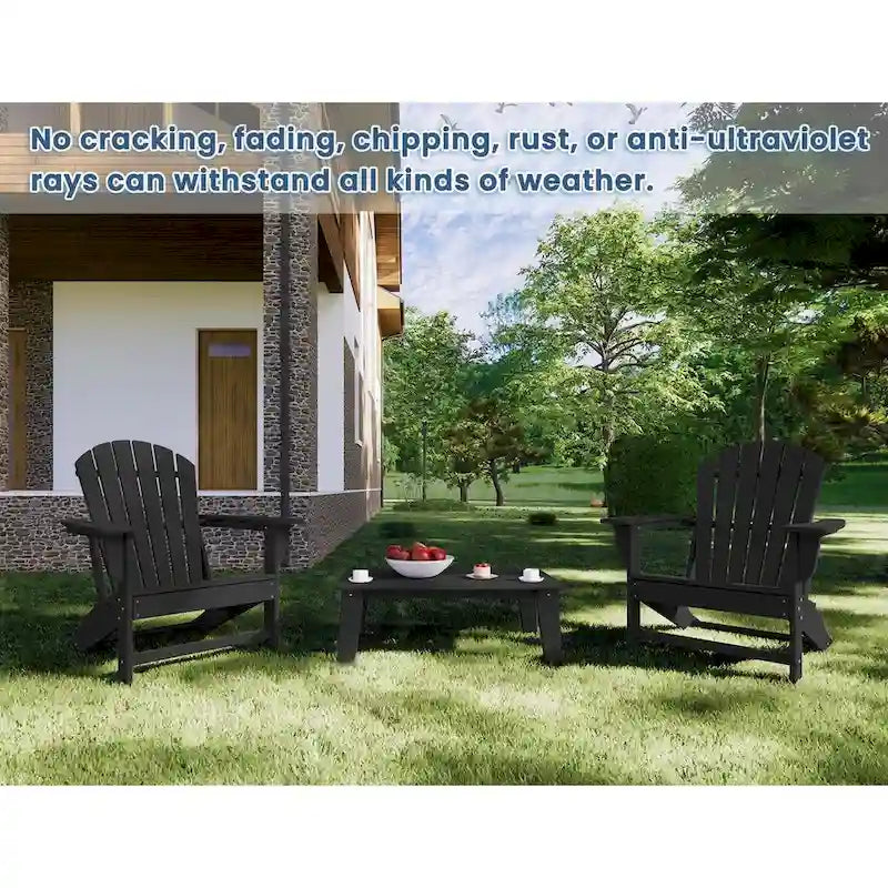 Highdun Recycle Plastic Adirondack Chair