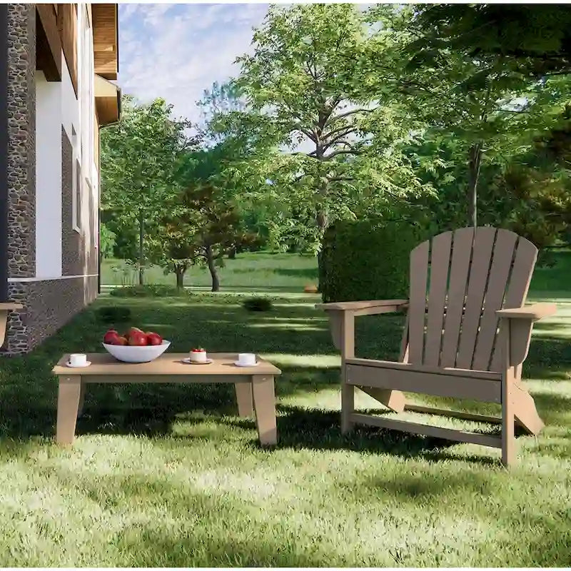 Sedia Adirondack in plastica riciclata Highdun