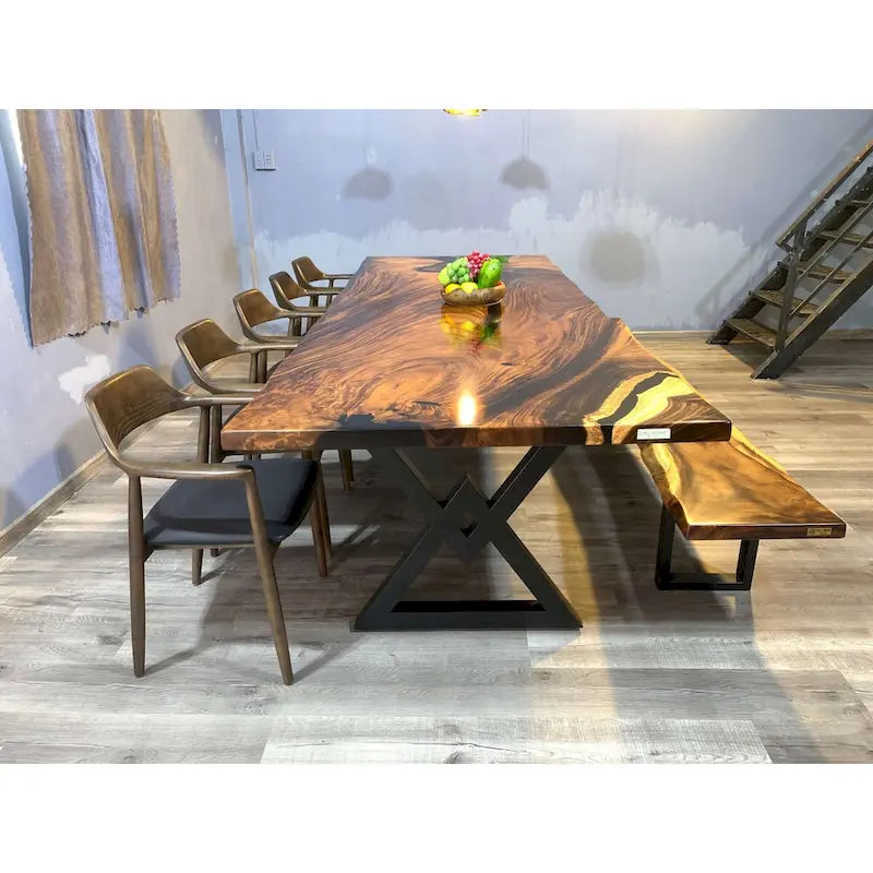 Tavolo da pranzo Sundaland 118 Large Slap Live Edge