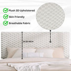 Set 3 Pezzi Camera da Letto Findlay Roundhill Furniture in Bianco Colomba