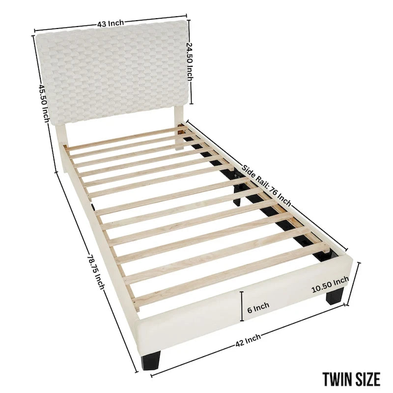 Set 3 Pezzi Camera da Letto Findlay Roundhill Furniture in Bianco Colomba