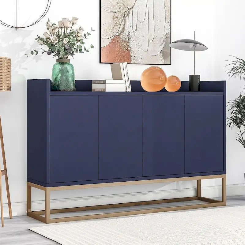 47.2 Buffet moderne 4 portes avec piètement en métal