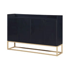 47.2 Credenza Moderna a 4 Ante con Base in Metallo