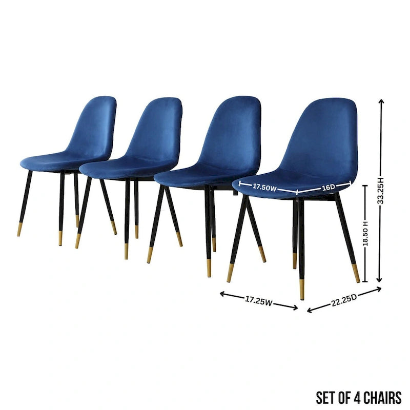 Set da pranzo rotondo Roundhill Furniture Evatt da 5 pezzi, tavolo rotondo a cavalletto con 4 sedie eleganti