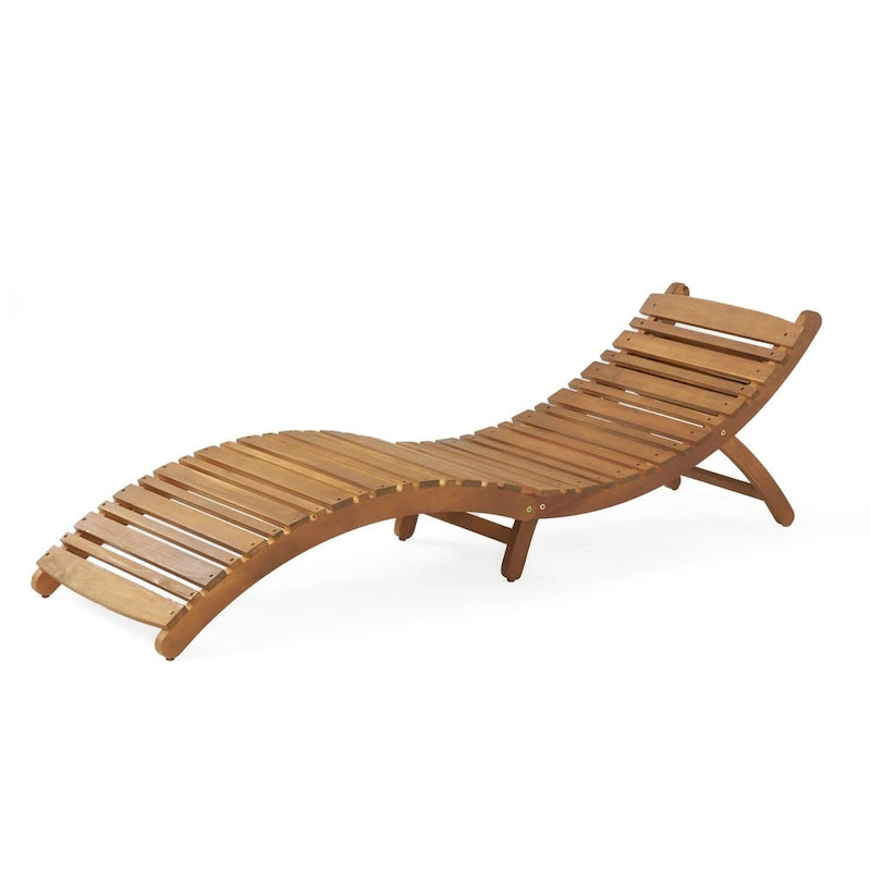 Sdraio pieghevole in legno Lahaina - come da immagine