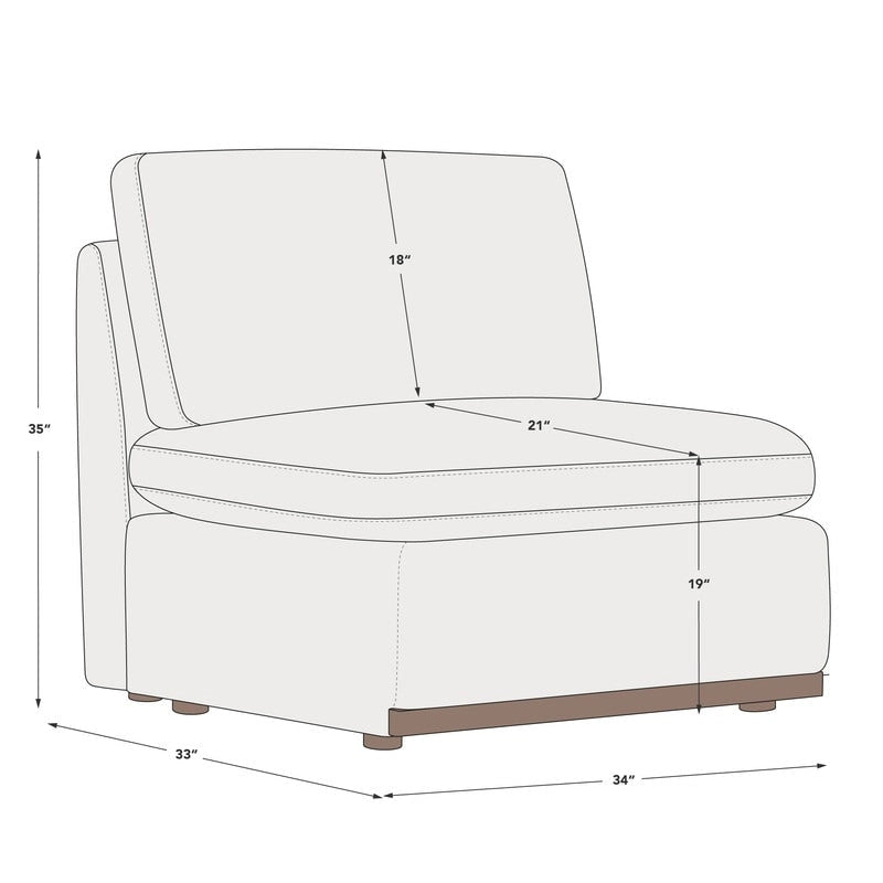 Divano componibile modulare oversize in tessuto Donna con base in legno migliorata