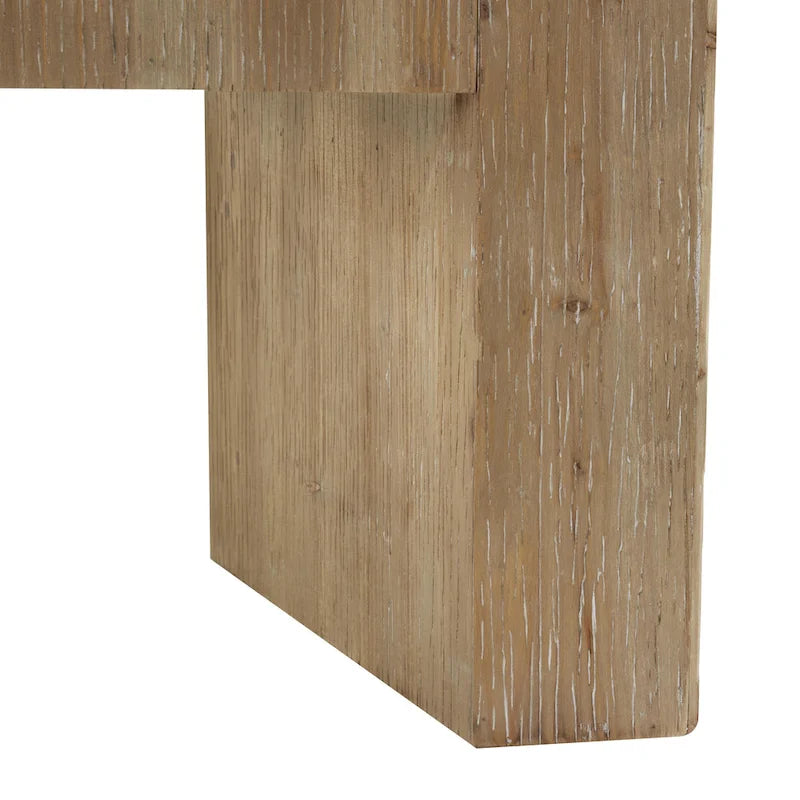 Mobile credenza in legno a 2 ante e 3 cassetti con venature naturali - Marrone - Roche River Decor