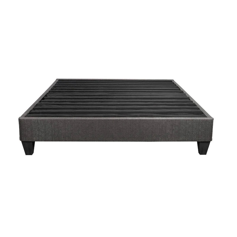 Base materasso 14 pollici, Base letto a piattaforma, Grigio scuro